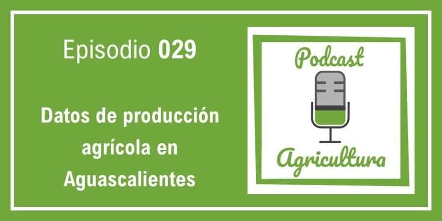 Episodio 029: Datos de producción agrícola en Aguascalientes