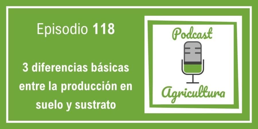 Episodio 118: 3 diferencias básicas entre la producción en suelo y sustrato