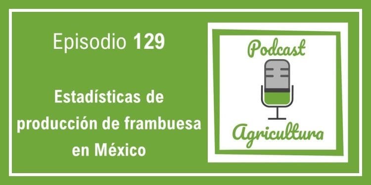 129 Estadísticas de producción de frambuesa en México