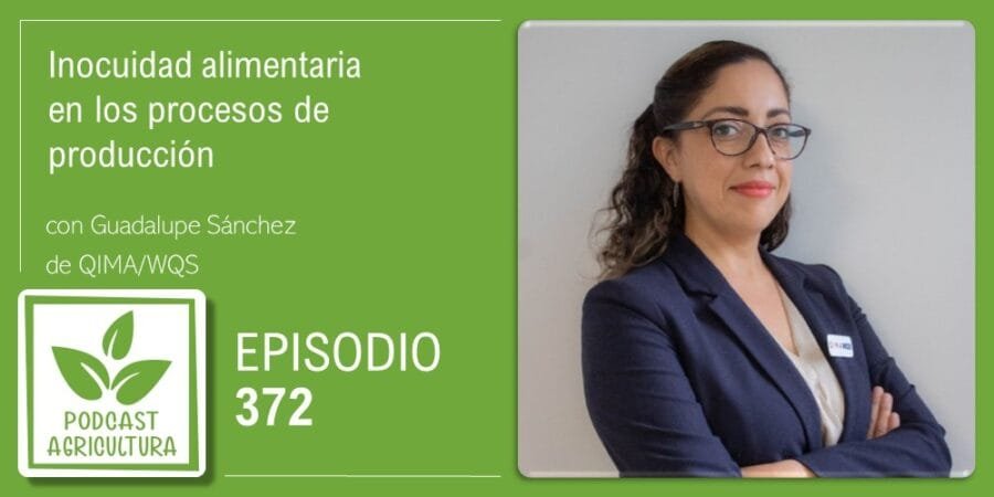 Episodio 372: Inocuidad alimentaria en los procesos de producción con Guadalupe Sánchez