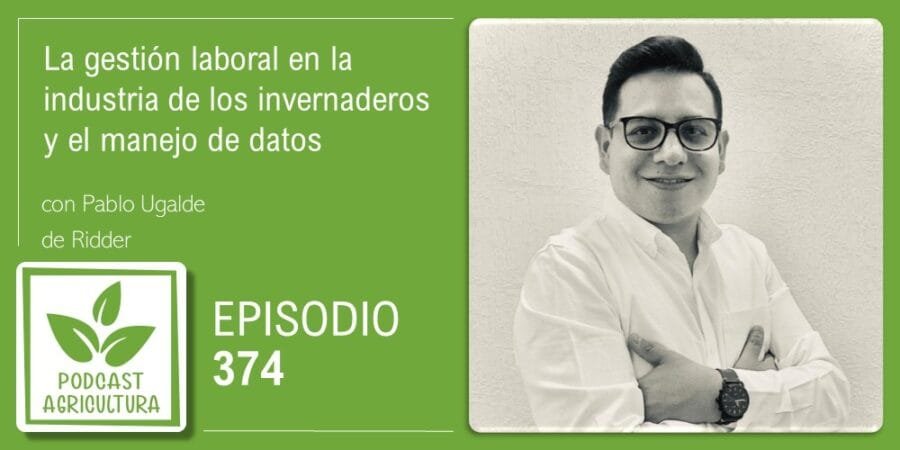 Episodio 374: La gestión laboral en la industria de los invernaderos y el manejo de datos con Pablo Ugalde