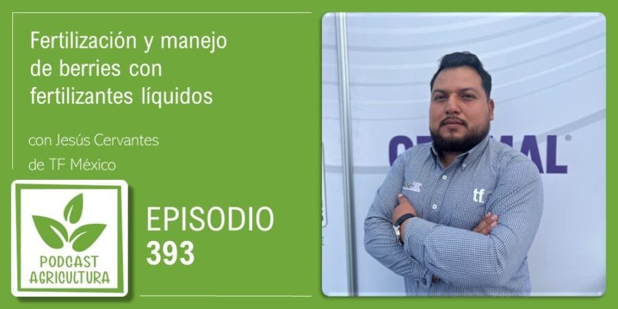 Episodio 393: Fertilización y manejo de berries con fertilizantes líquidos con Jesús Cervantes