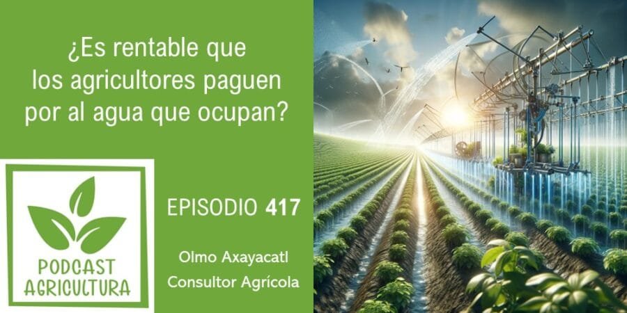 Episodio 417: ¿Es rentable que los agricultores paguen por al agua que ocupan?