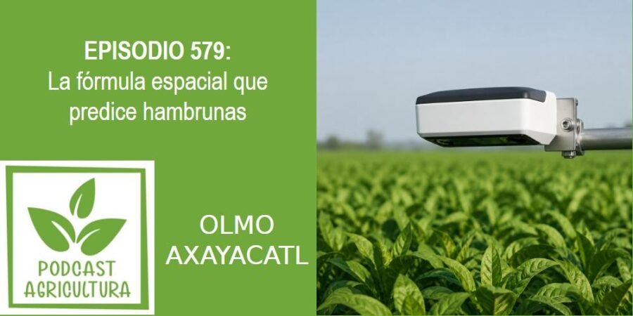 Episodio 579: La fórmula espacial que predice hambrunas